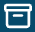 Icon of a file box