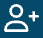 Person icon with a plus sign