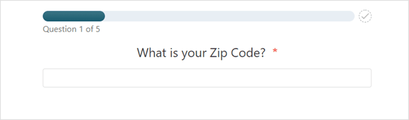 Question 1: What is your zip code?