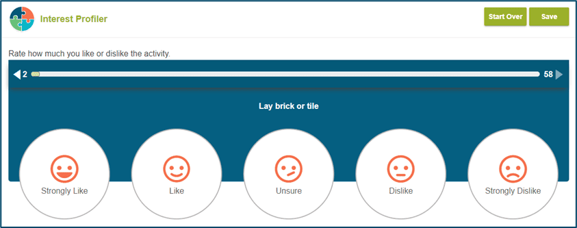 Image showing the Interest Profiler