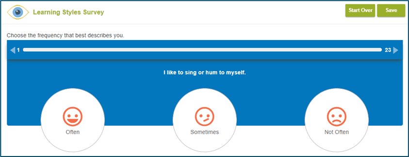 Image showing the Learning Styles Survey