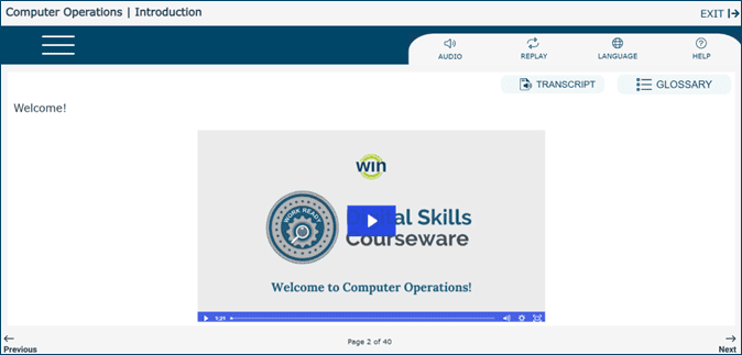 Computer Operations module introduction video