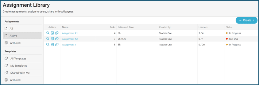 Assignment Library