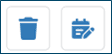 Trash and Calendar icons for bulk actions