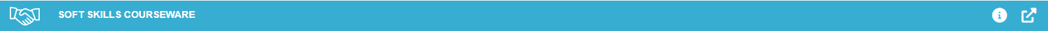 Image of the top bar on the Soft Skills Courseware data chart display